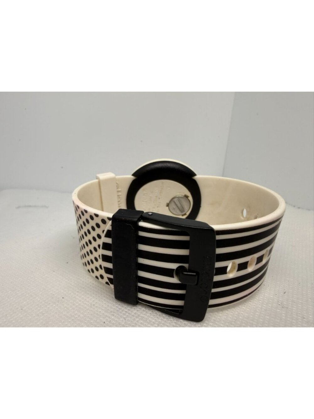 Swatch POP PNW101 "Popdancing" Unisex 45mm Black White Swiss Quartz Watch - Picture 10 of 13